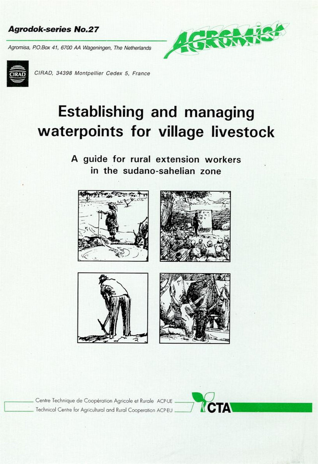 Establishing and Managing Waterpoints for Village Livestock - André Teyssier - Quæ