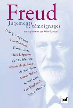 Freud. Jugements et témoignages