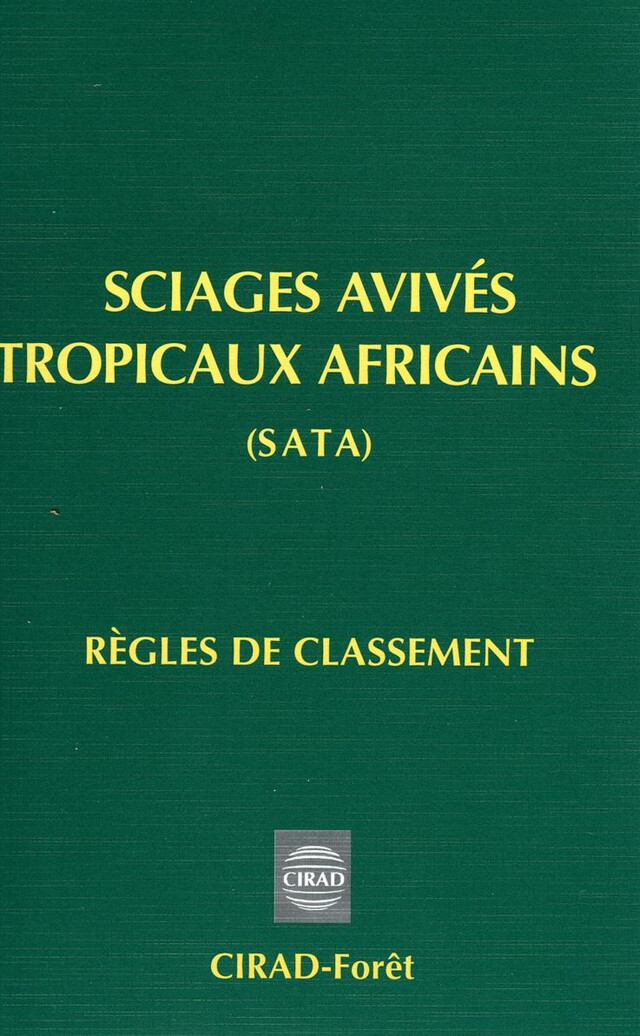 Sciages avivés tropicaux africains -  Collectif - Quæ