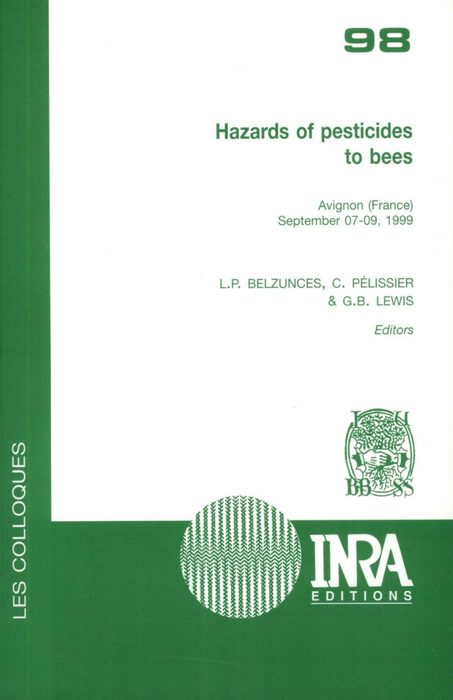 Hazards of Pesticides to Bees - Luc Belzunces, Colette Pélissier, Gilbert B. Lewis - Quæ