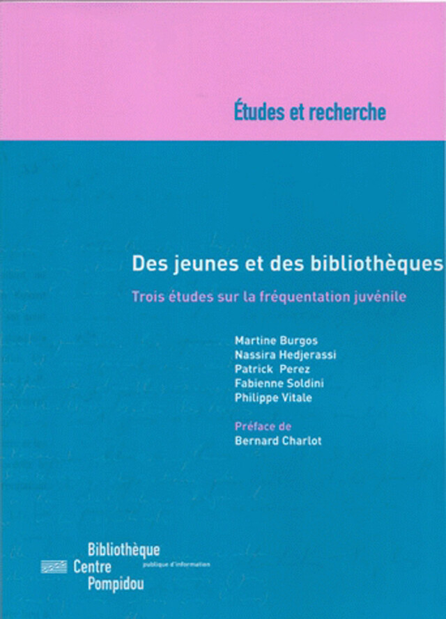 Des jeunes et des bibliothèques - Philippe Vitale - Éditions de la Bibliothèque publique d’information