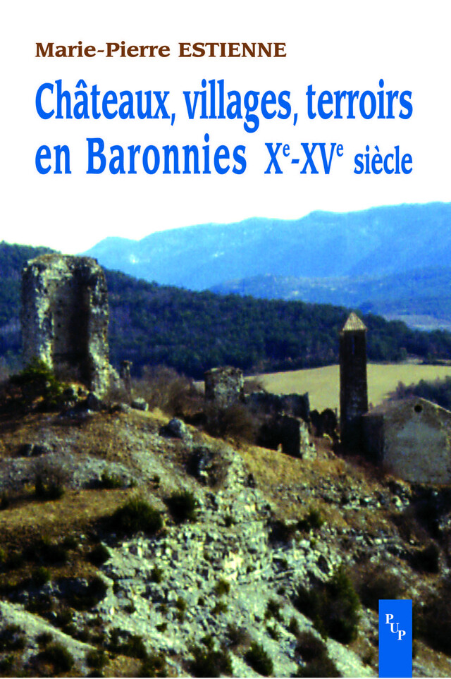 Châteaux, villages, terroirs en Baronnies Xe-XVe siècle - Marie-Pierre Estienne - Presses universitaires de Provence