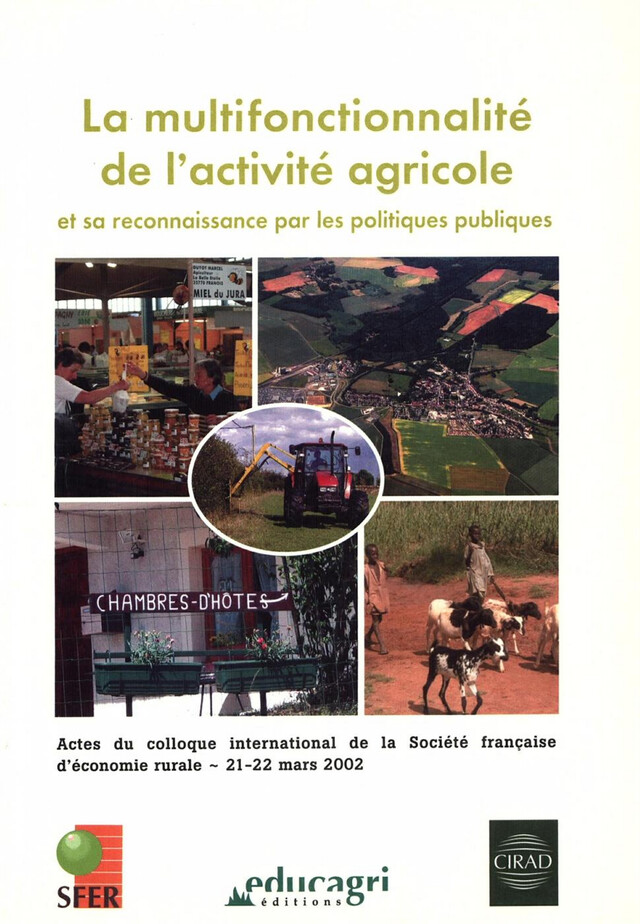 La multifonctionnalité de l'activité agricole - Denis Barthelemy, Hélène Delorme, Bruno Losch, Catherine Moreddu, Martino Nieddu - Quæ