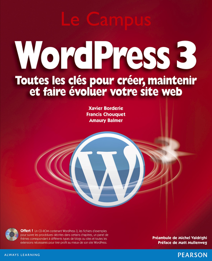 WordPress 3 - Xavier Borderie, Francis Chouquet, Amaury Balmer - Pearson