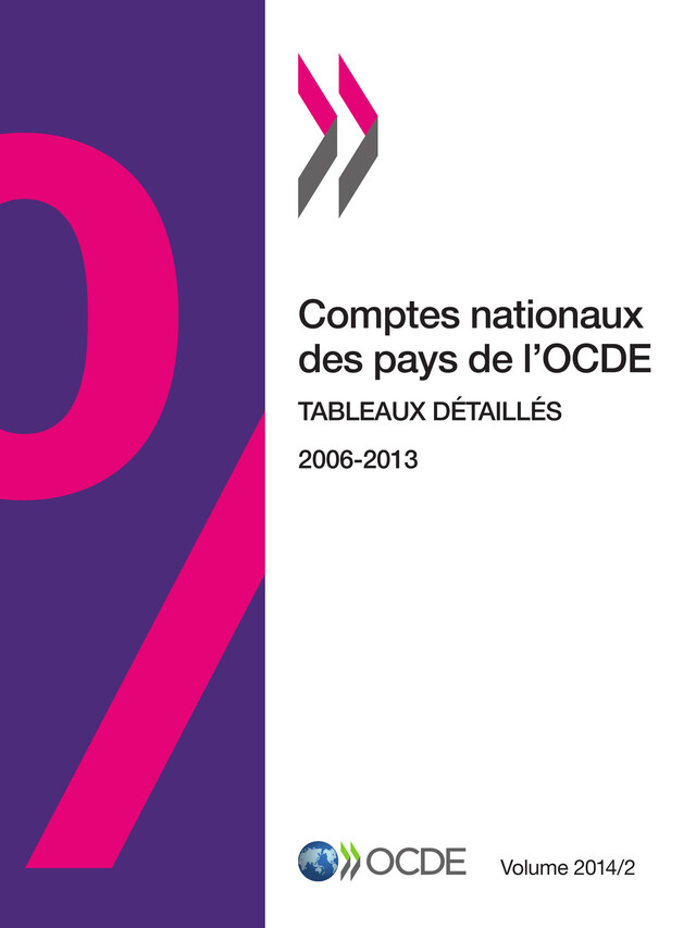 Comptes nationaux des pays de l'OCDE, Volume 2014 Numéro 2 -  Collectif - OCDE / OECD