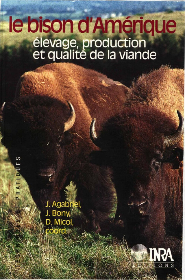 Le bison d'Amérique - Didier Micol, Jacques Agabriel, Jacques Bony - Quæ