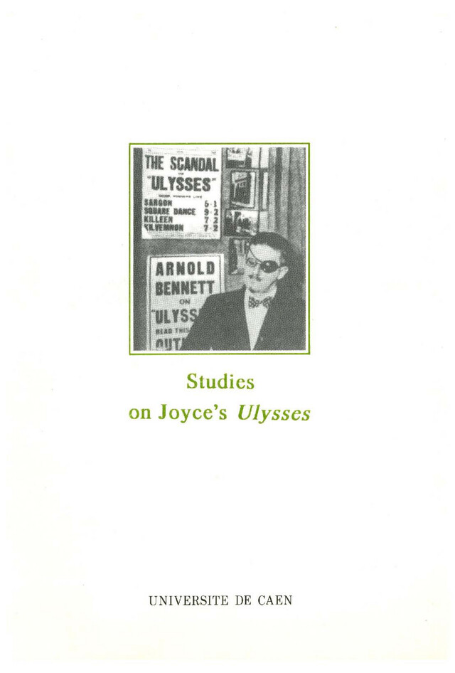 Studies on Joyce’s Ulysses -  - Presses universitaires de Caen