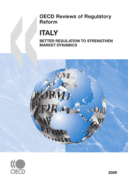OECD Reviews of Regulatory Reform: Italy 2009 -  Collective - OCDE / OECD