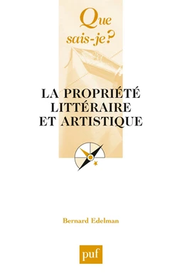 La propriété littéraire et artistique