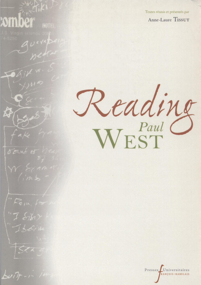 Reading Paul West -  - Presses universitaires François-Rabelais