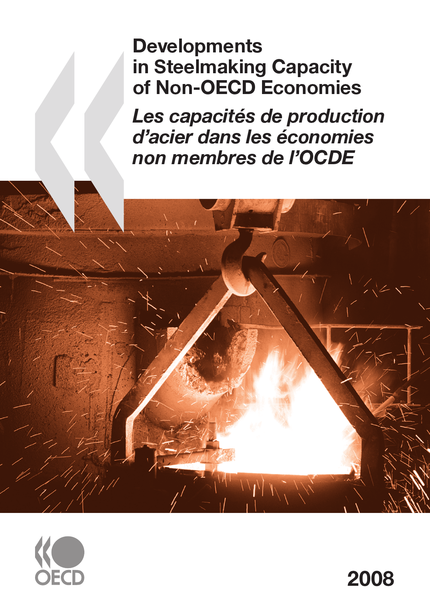 Les capacités de production d'acier dans les économies non membres de l'OCDE 2008 -  Collective - OCDE / OECD
