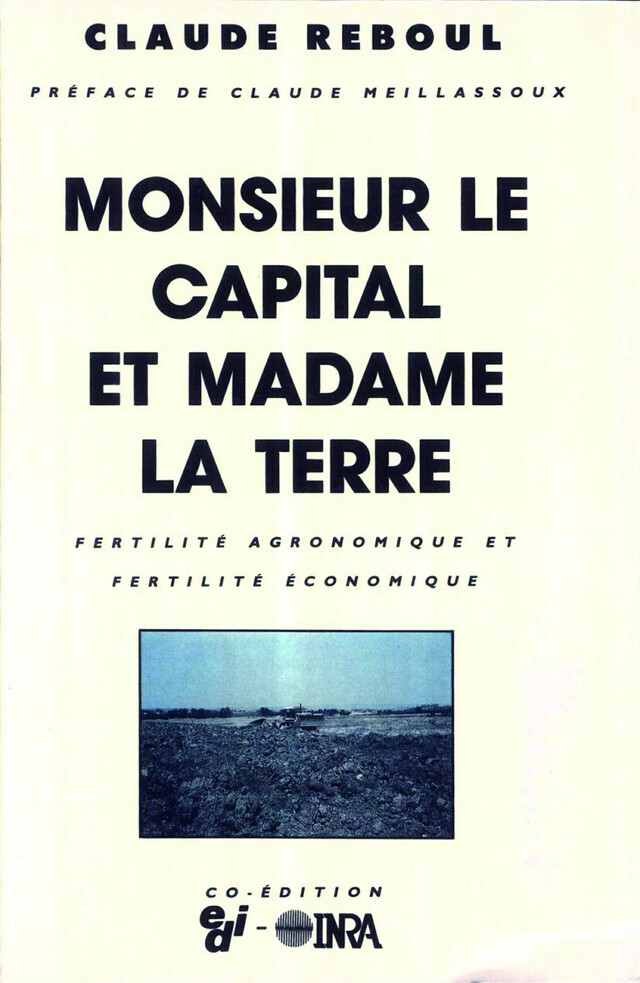 Monsieur le Capital et Madame la Terre - Claude Reboul - Quæ