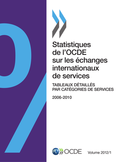 Statistiques de l'OCDE sur les échanges internationaux de services, Volume 2012 Numéro 1 -  Collectif - OCDE / OECD