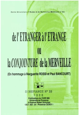 De l’étranger à l’étrange ou la conjointure de la merveille