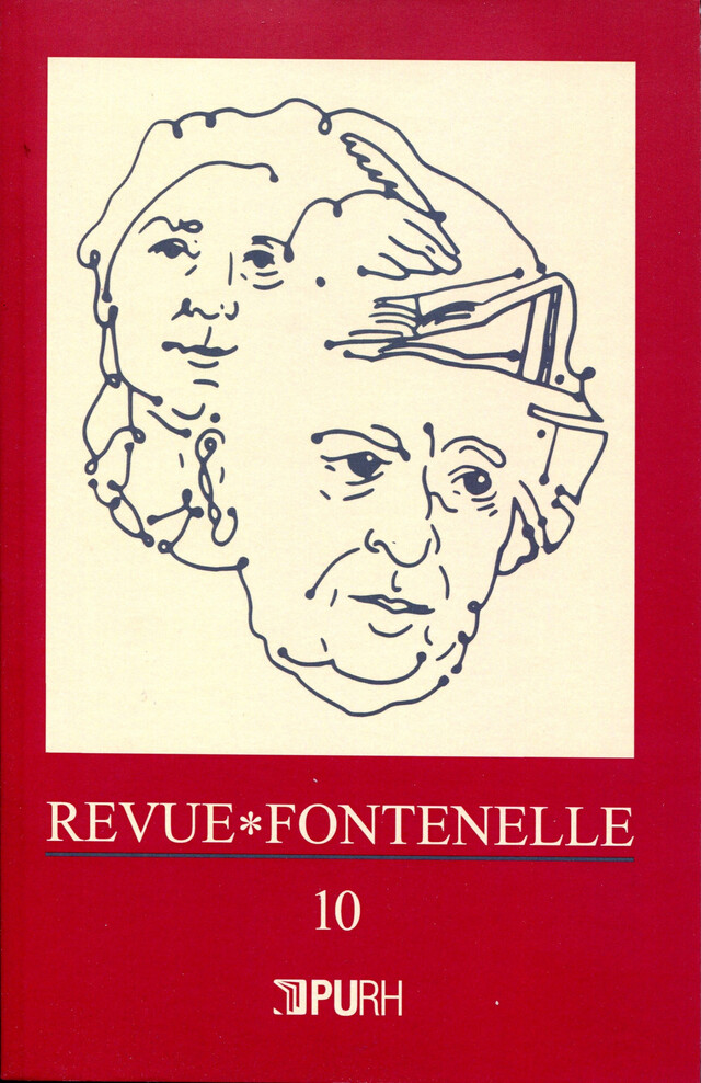 Revue Fontenelle, n° 10/2012 - Collectif Collectif - Presses universitaires de Rouen et du Havre