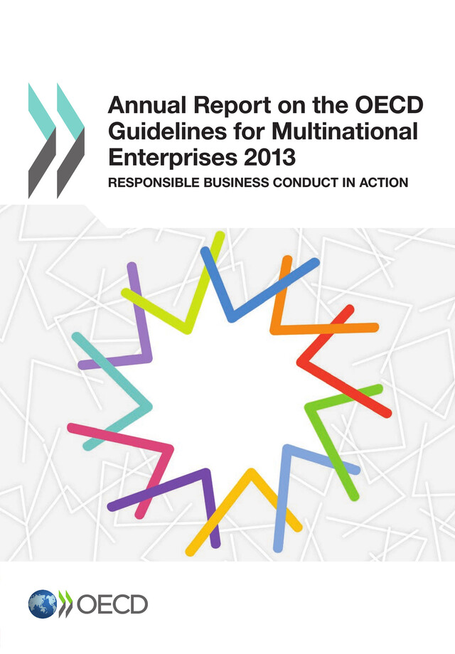 Annual Report on the OECD Guidelines for Multinational Enterprises 2013 -  Collective - OCDE / OECD