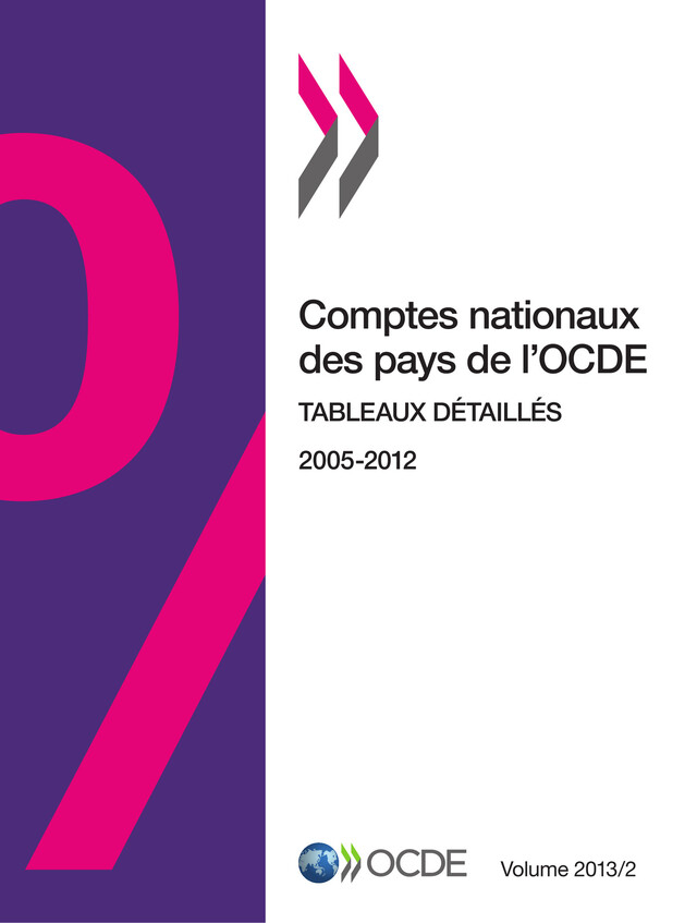 Comptes nationaux des pays de l'OCDE, Volume 2013 Issue 2 -  Collectif - OCDE / OECD