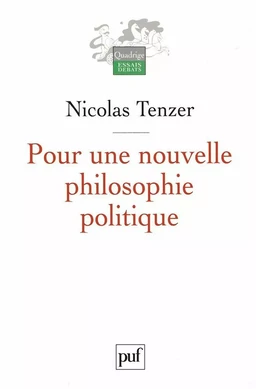 Pour une nouvelle philosophie politique