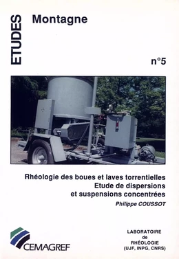 Rhéologie des boues et laves torrentielles