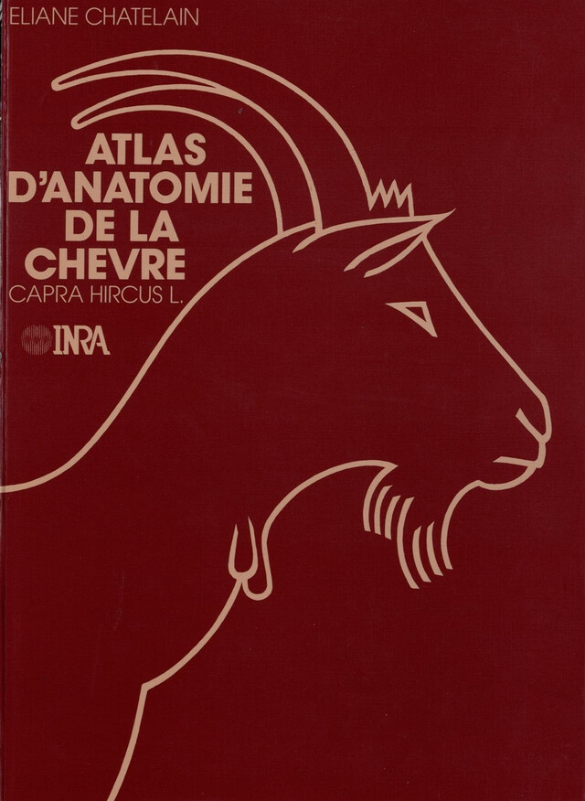 Atlas d'anatomie de la chèvre (Capra hircus L.) - Eliane Chatelain - Quæ