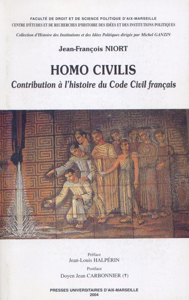 Homo Civilis. Tome I et II - Jean-François Niort - Presses universitaires d’Aix-Marseille