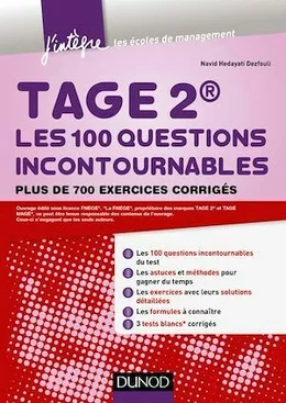 TAGE 2®  Les 100 questions incontournables