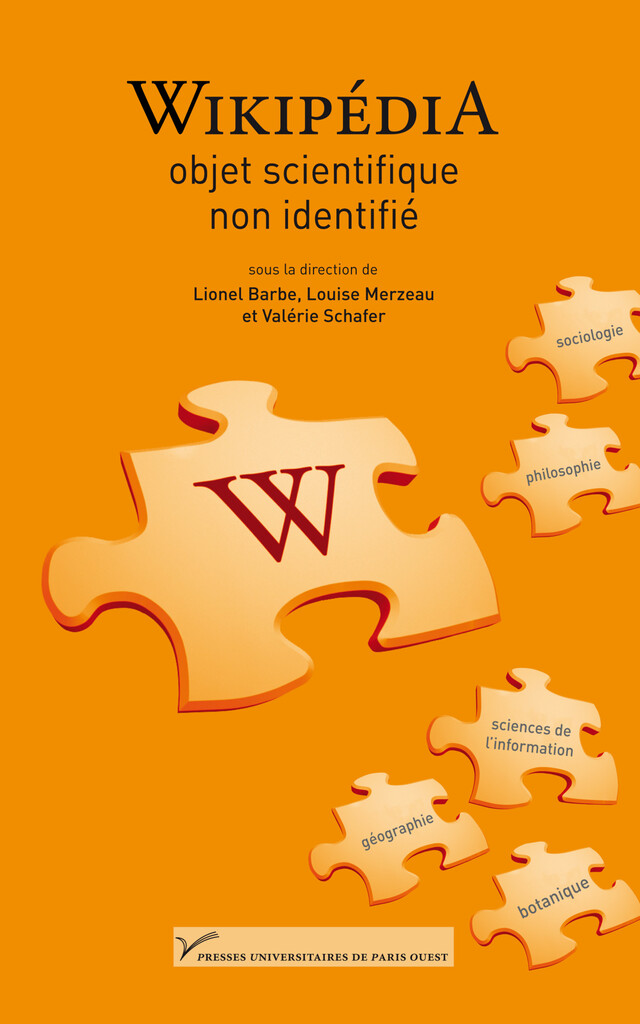 Wikipédia, objet scientifique non identifié -  - Presses universitaires de Paris Nanterre