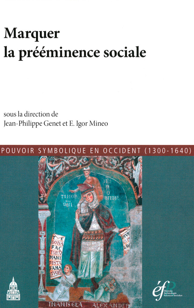 Marquer la prééminence sociale -  - Éditions de la Sorbonne