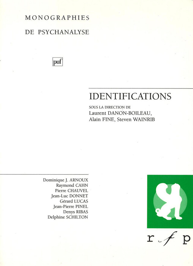 Identifications - Laurent Danon-Boileau, Alain Fine, Steven Wainrib - Presses Universitaires de France
