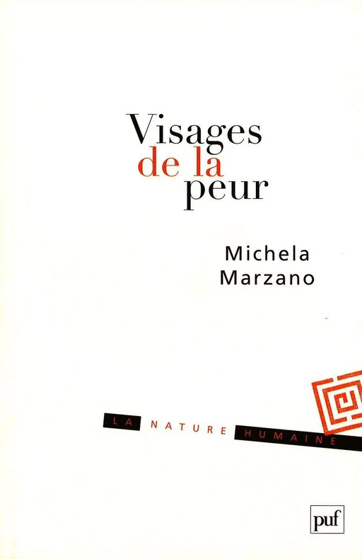 Visages de la peur - Michela Marzano - Humensis