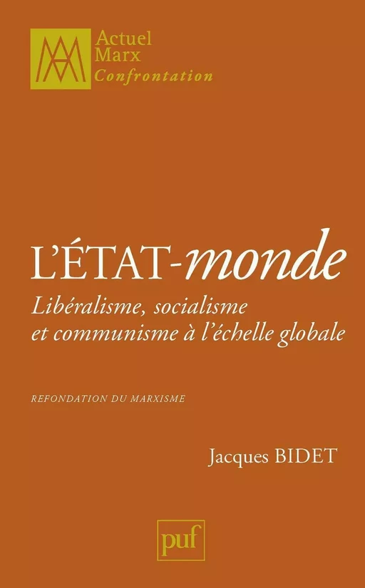 L'État-monde - Jacques Bidet - Humensis