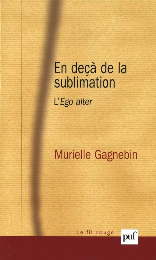 En deçà de la sublimation - Murielle Gagnebin - Humensis