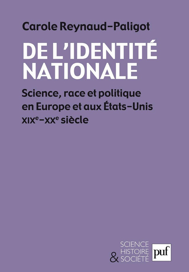 De l'identité nationale - Carole Reynaud-Paligot - Presses Universitaires de France