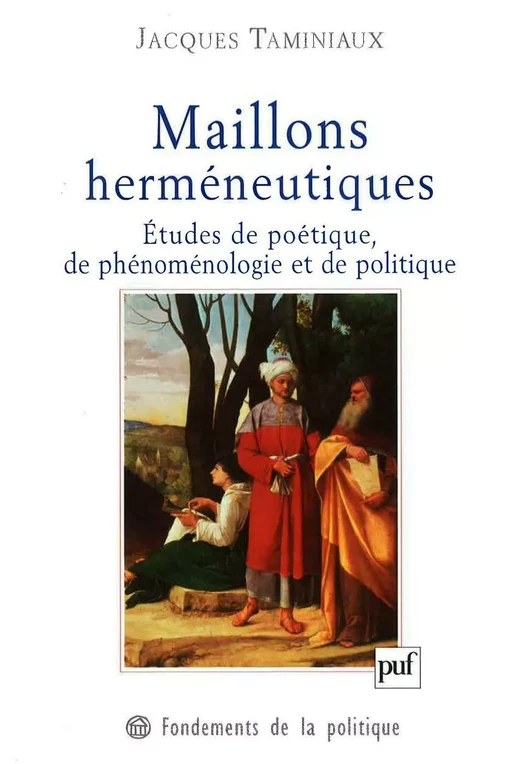 Maillons herméneutiques - Jacques Taminiaux - Humensis