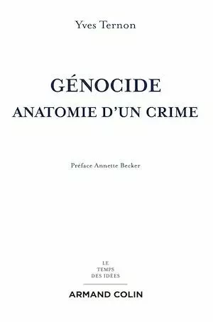 Génocide - Yves Ternon - Armand Colin