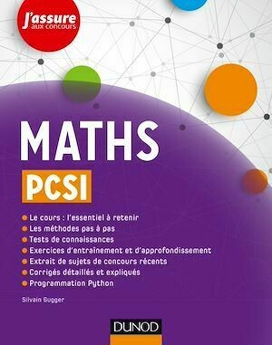 Maths PCSI - Sylvain Gugger - Dunod