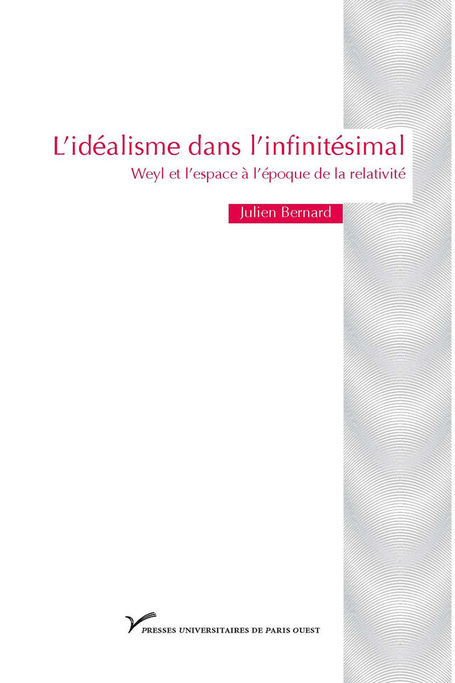 L'idéalisme dans l'infinitésimal - Julien Bernard - Presses universitaires de Paris Nanterre