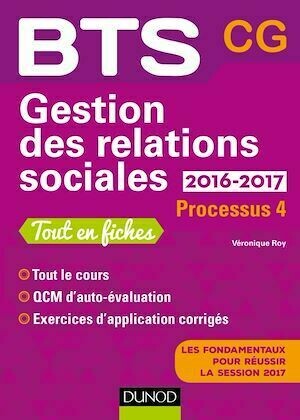 Gestion des relations sociales 2016-2017 - Véronique Roy - Dunod