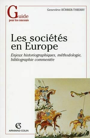 Les sociétés en Europe - Geneviève Bührer-Thierry - Armand Colin