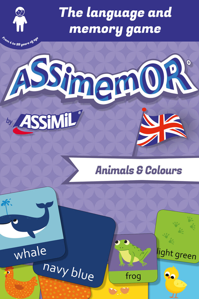 Assimemor – My First English Words: Animals and Colours - Jean-Sébastien Deheeger,  Céladon - Assimil