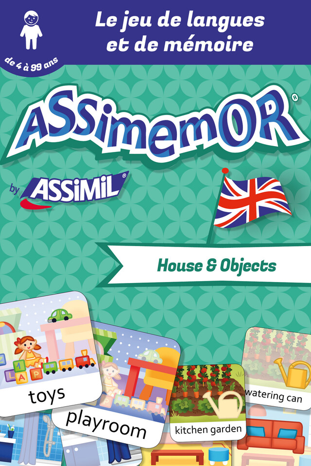 Assimemor – Mes premiers mots anglais : House and Objects -  Céladon, Léa Fabre - Assimil