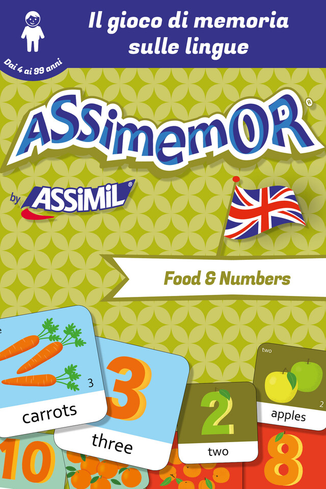 Assimemor - Le mie prime parole in inglese: Food and Numbers - Jean-Sébastien Deheeger,  Céladon - Assimil