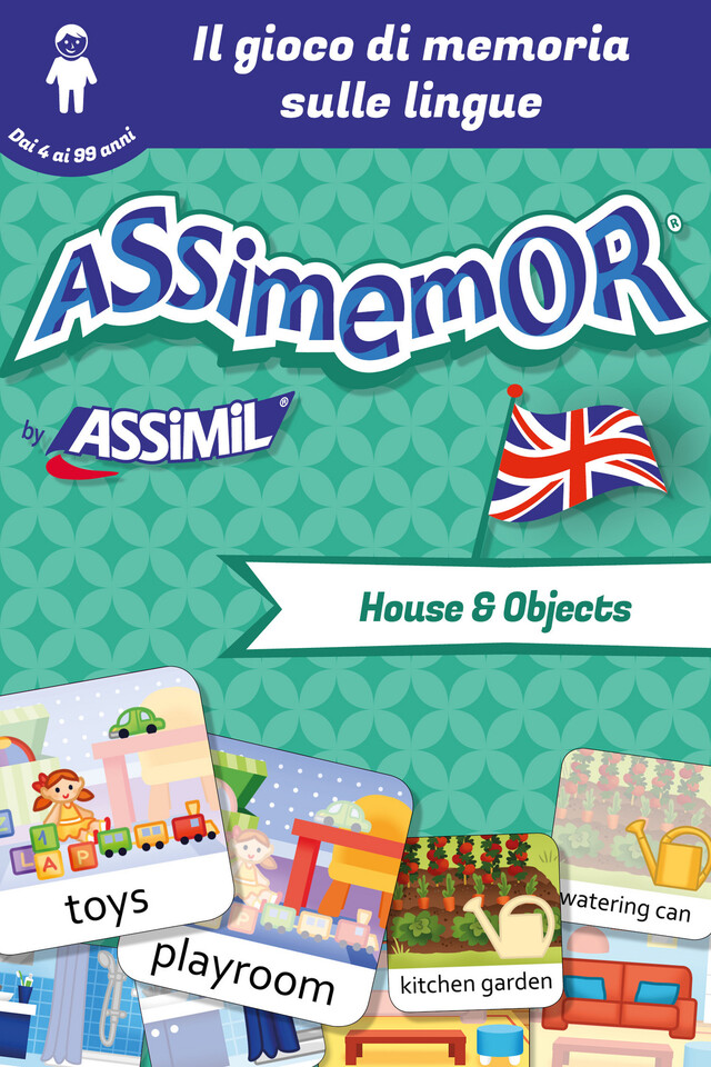 Assimemor - Le mie prime parole in inglese: House and Objects - Léa Fabre,  Céladon - Assimil
