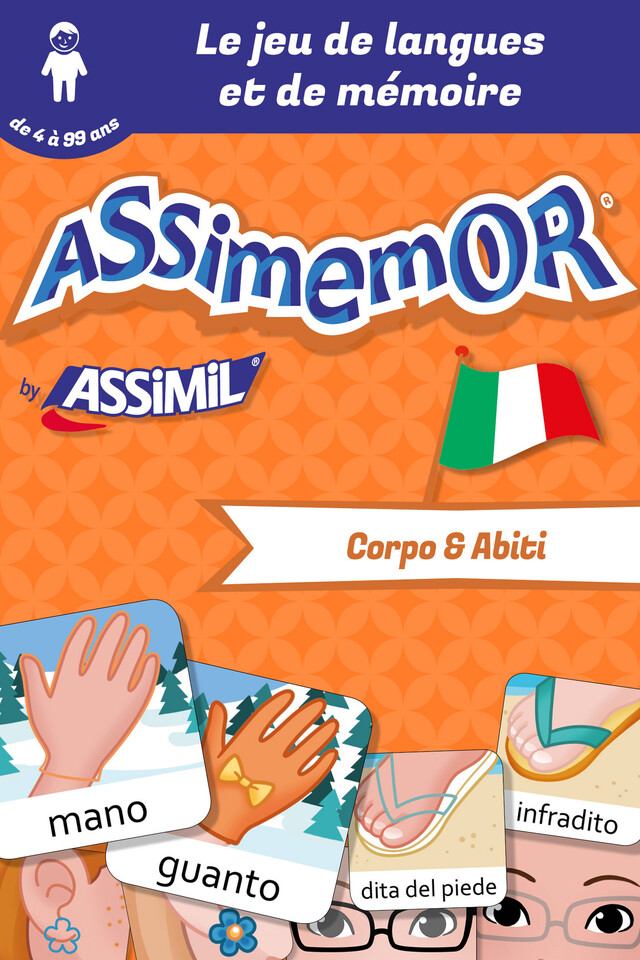 Assimemor – Mes premiers mots italiens : Corpo e Abiti - Léa Fabre,  Céladon - Assimil