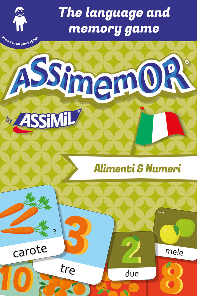 Assimemor – My First Italian Words: Alimenti e Numeri -  Céladon, Jean-Sébastien Deheeger - Assimil