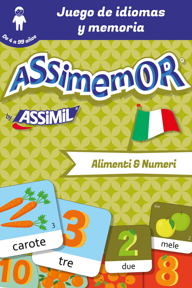 Assimemor - Mis primeras palabras en italiano: Alimenti e Numeri - Jean-Sébastien Deheeger,  Céladon - Assimil