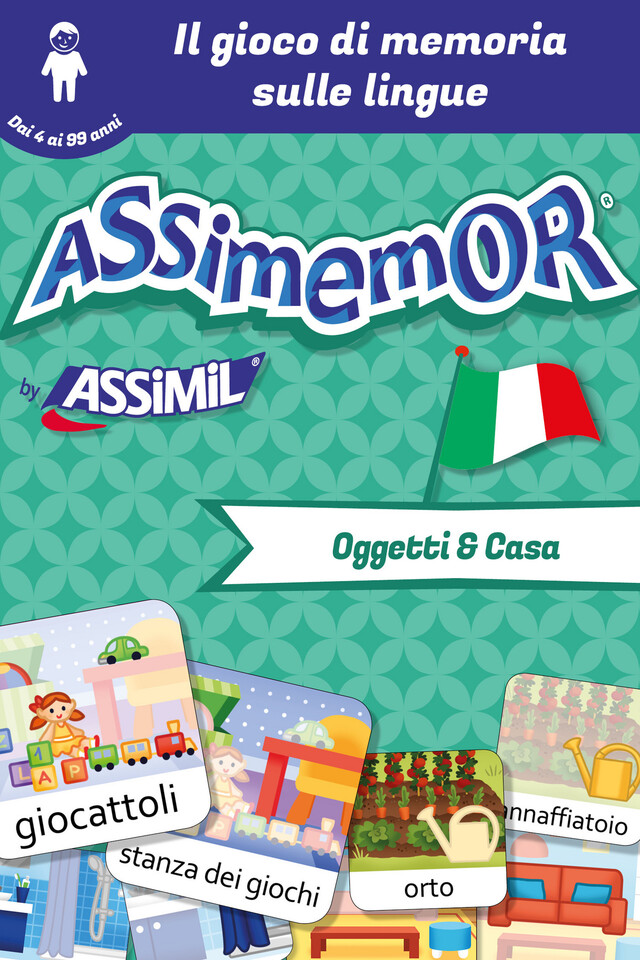 Assimemor - Le mie prime parole in italiano: Oggetti e Casa -  Céladon, Léa Fabre - Assimil