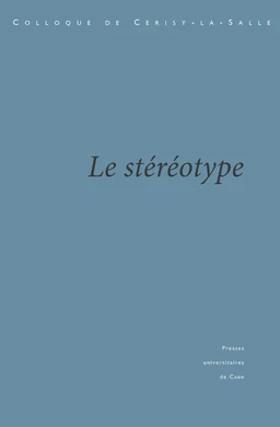 Le Stéréotype