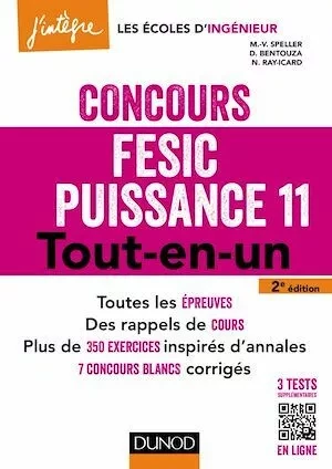 Concours FESIC Puissance 11 - 2e éd. - Marie-Virginie Speller, David Bentouza, Nathalie Ray-Icard - Dunod