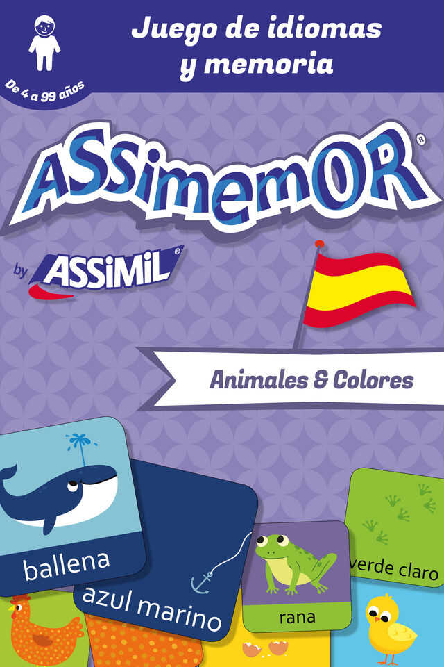 Assimemor - Mis primeras palabras en español : Animales y Colores -  Céladon, Jean-Sébastien Deheeger - Assimil